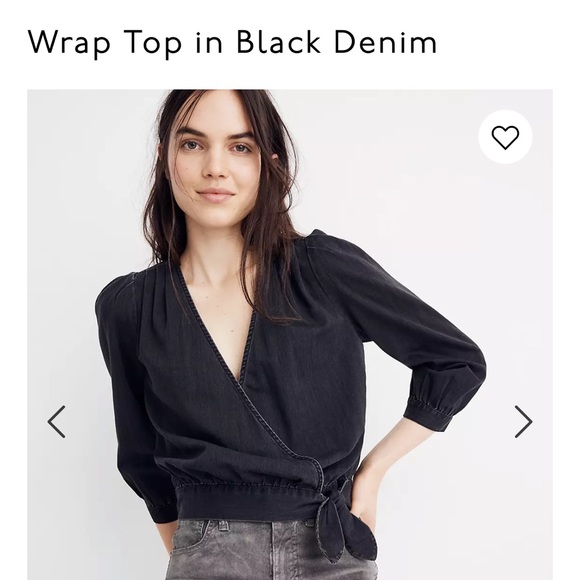 Madewell Wrap Top - Picture 7 of 7